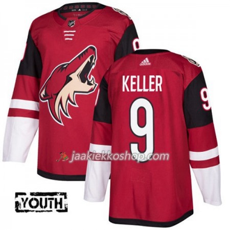 Lapsille NHL Arizona Coyotes Pelipaita Clayton Keller 9 Adidas 2017-2018 Maroon Authentic